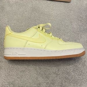 Yellow Air force ones